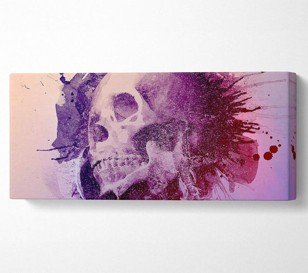 Aquarell-Totenkopf-Design