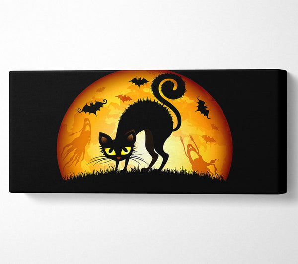 Halloween Cats Bats