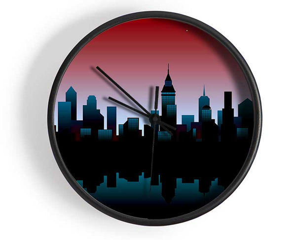 Architects New City Reflections Clock - Wallart-Direct UK