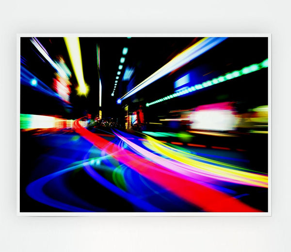 The Speed Of Light Print Poster Wall Art