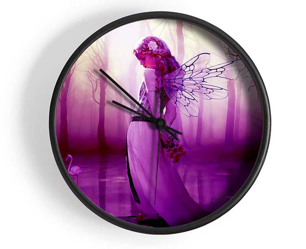 Fairy Lake Clock - Wallart-Direct UK