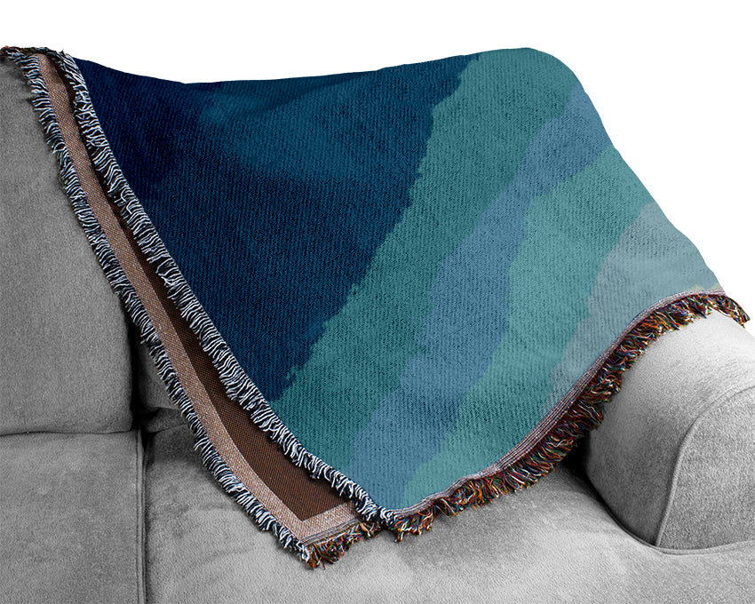 Love Heart Skies Woven Blanket
