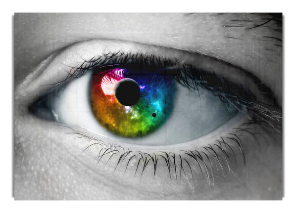 Regenbogenauge