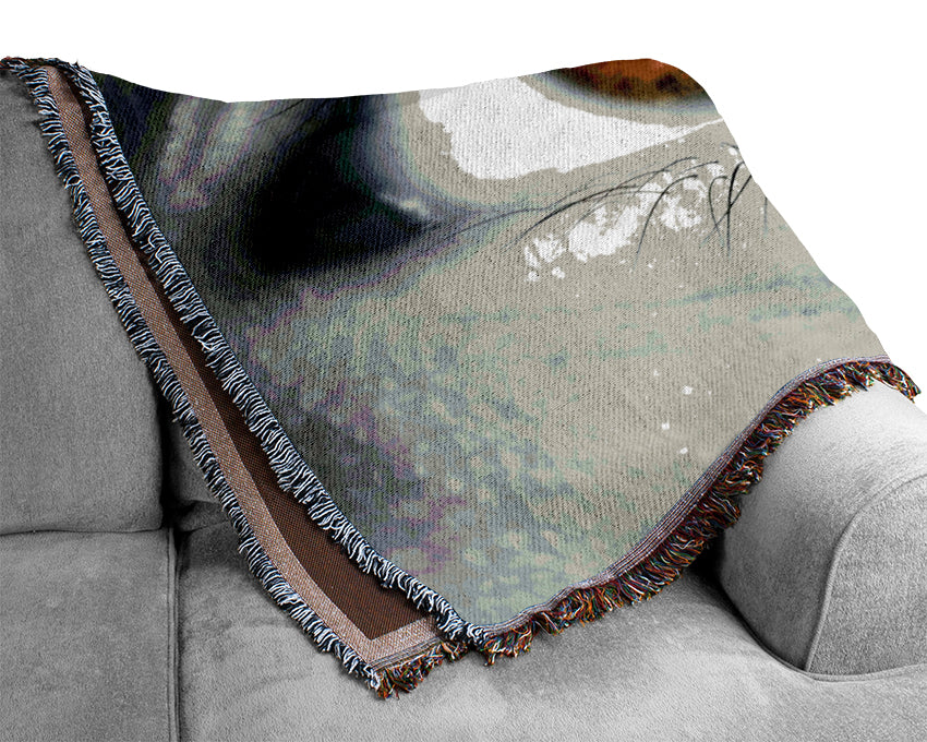 Rainbow Eye Woven Blanket