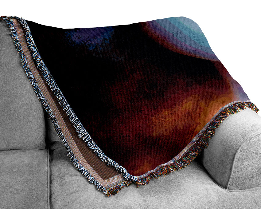 Purple Beauty Woven Blanket