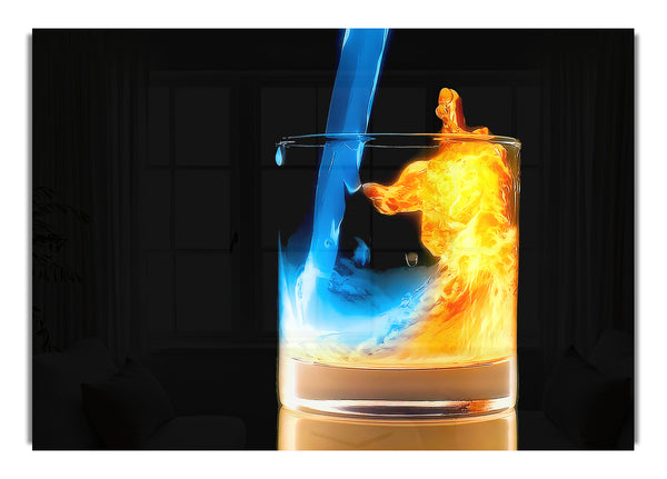 Feuer und Wasser gießen