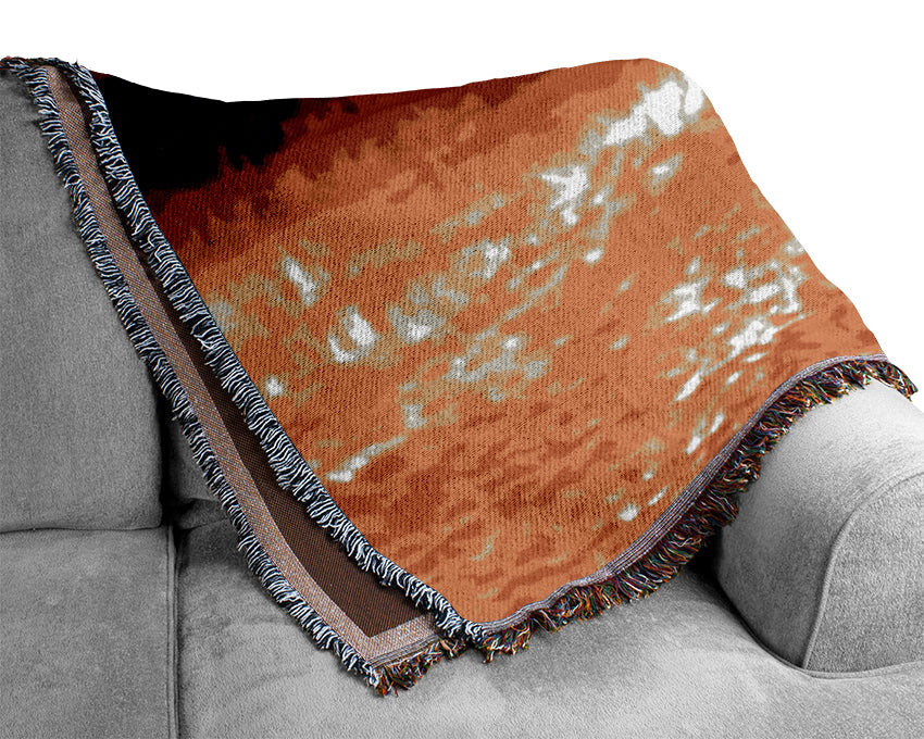 Lava River Woven Blanket