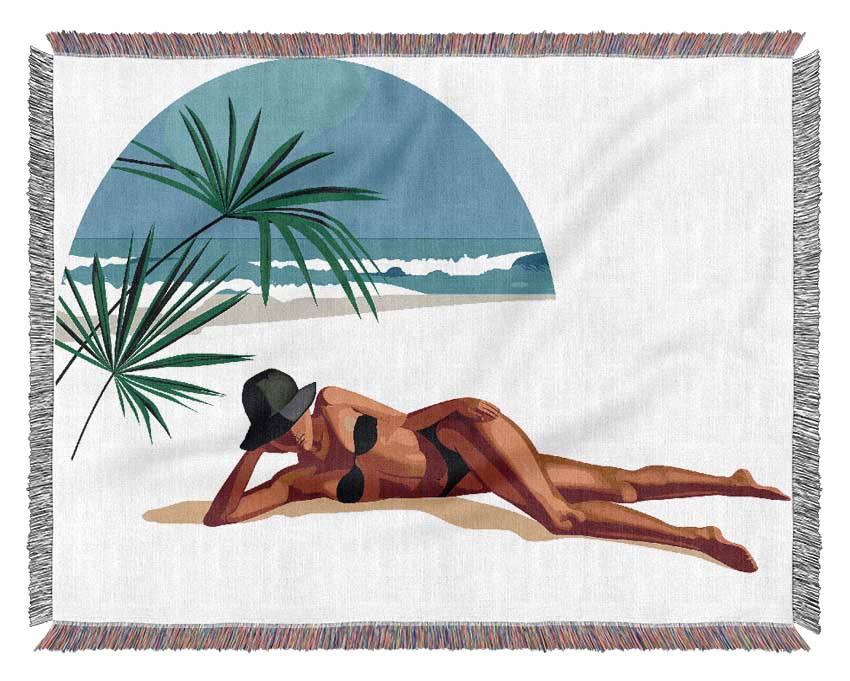 Wish You Were Here Woven Blanket