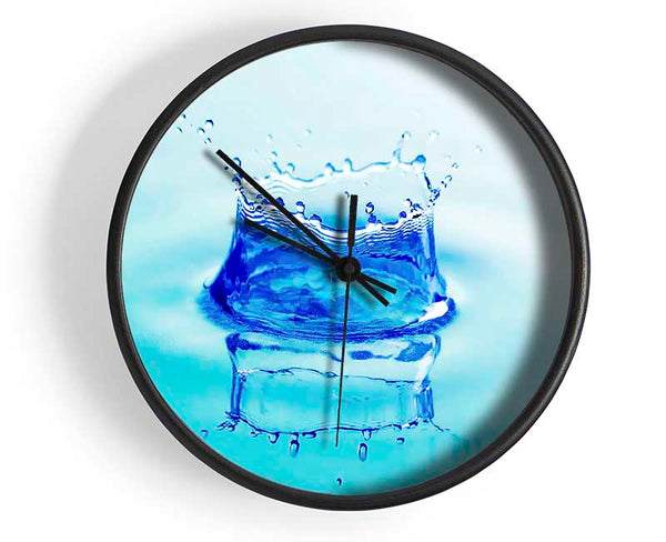 Aqua Splash Clock - Wallart-Direct UK