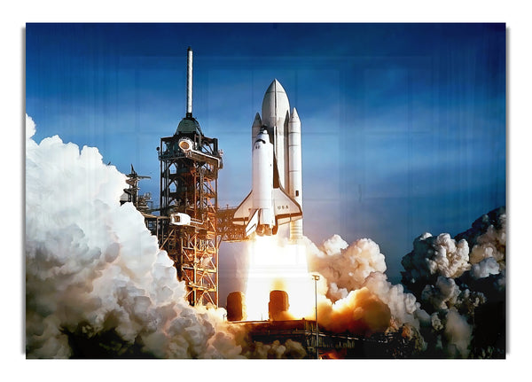 Abheben des Space Shuttles