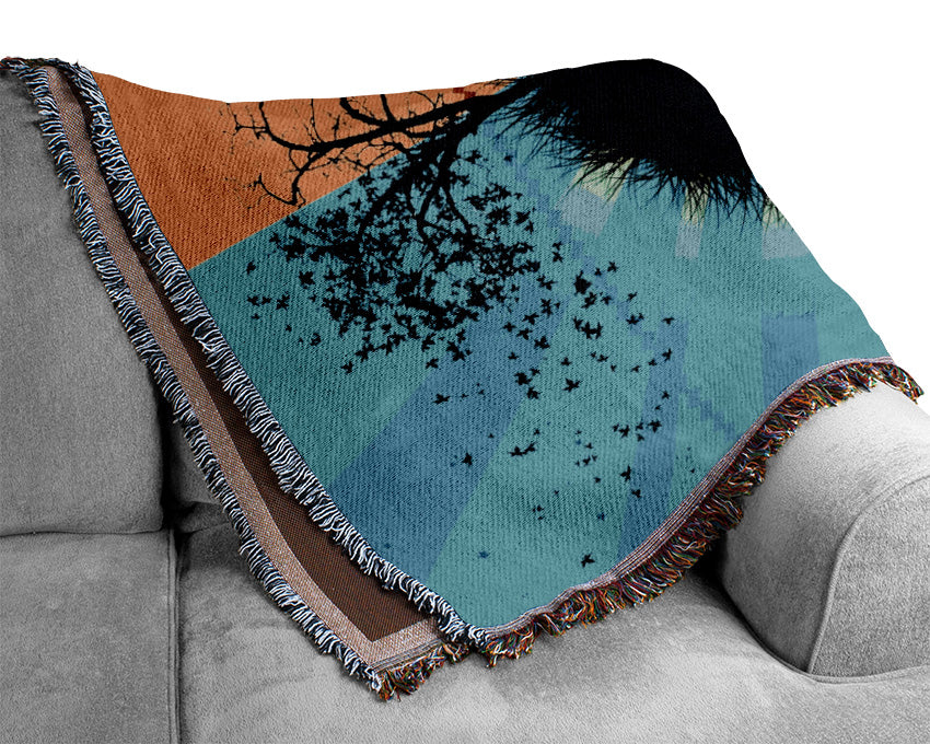 Roots Of Life Woven Blanket