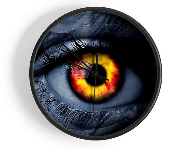 Fire Eye Clock - Wallart-Direct UK