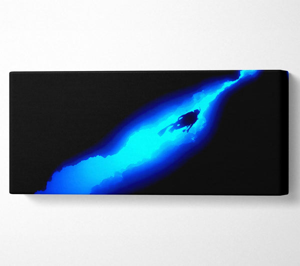 Blauer Tiefseetaucher