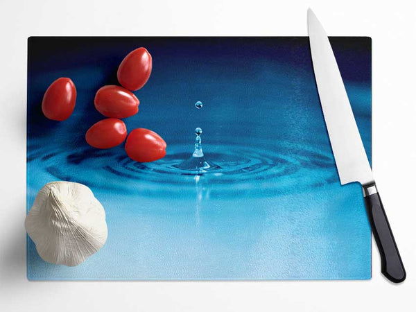Tidal Wave Waters Glass Chopping Board
