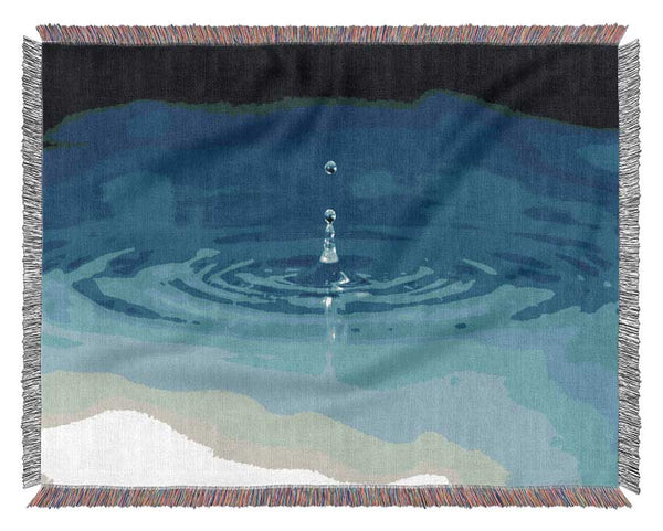 Tidal Wave Waters Woven Blanket