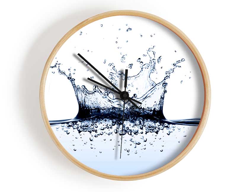 White Water Fizz Clock - Wallart-Direct UK