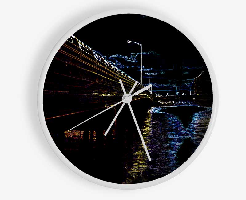 Water Front Clock - Wallart-Direct UK