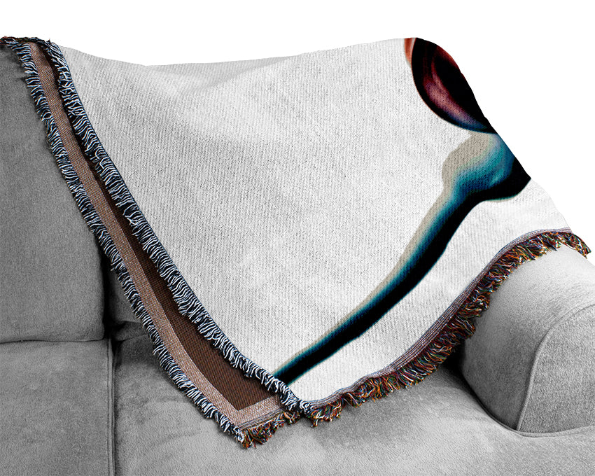 Rainbow Smoke Coil Woven Blanket