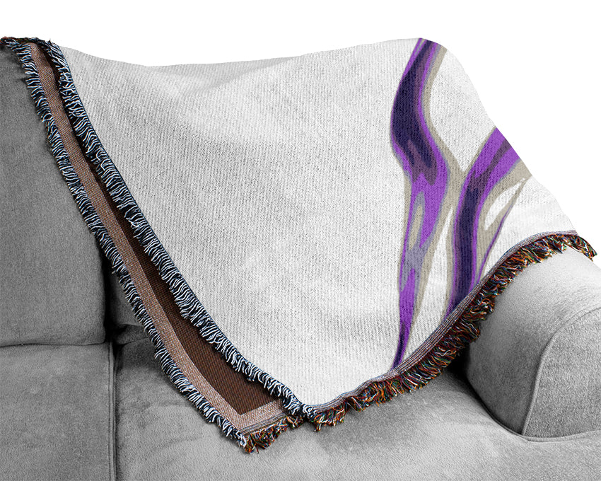 Multi-Coloured Smoke Woven Blanket