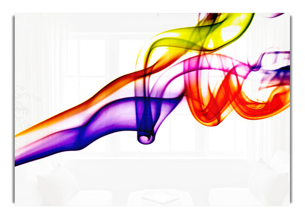 Regenbogen-Rauch-Feier