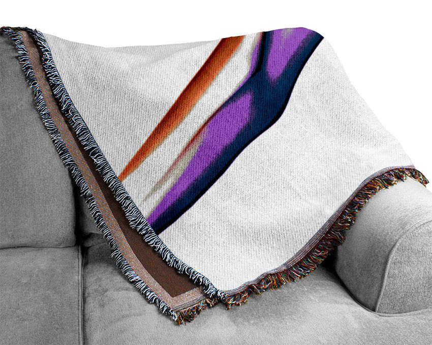 Rainbow Smoke Celebration Woven Blanket