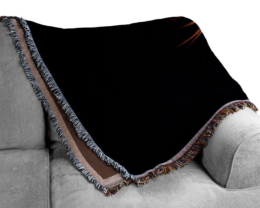 Red Thing Woven Blanket