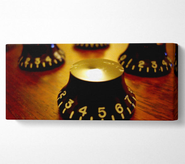 Guitar Dials Close-Up