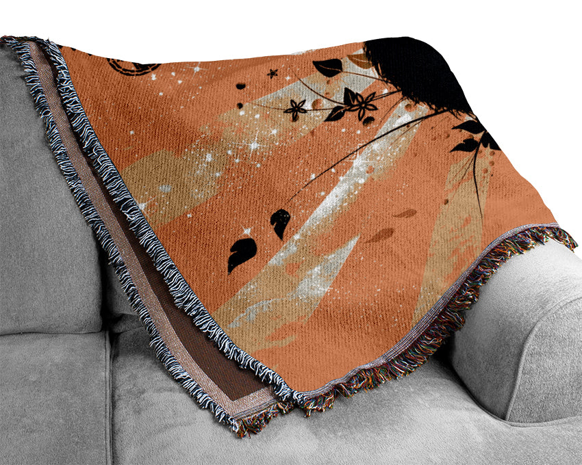 Worlds Within Worlds Woven Blanket