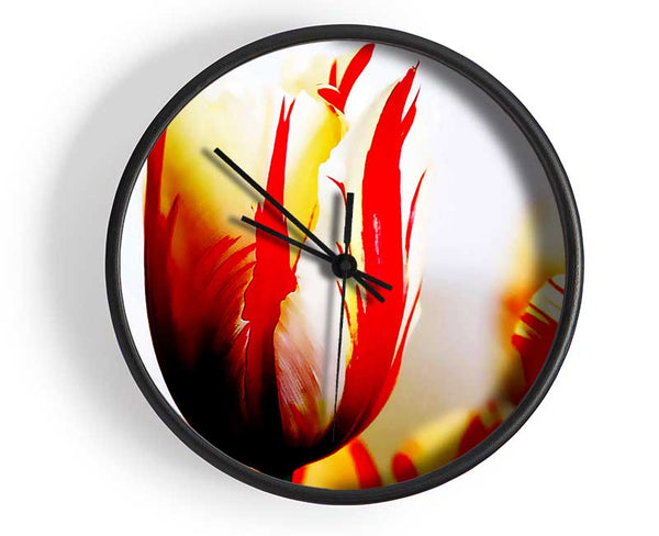 Tulip Heads Clock - Wallart-Direct UK