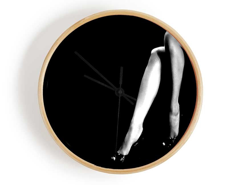 Sexy Legs Black Clock - Wallart-Direct UK