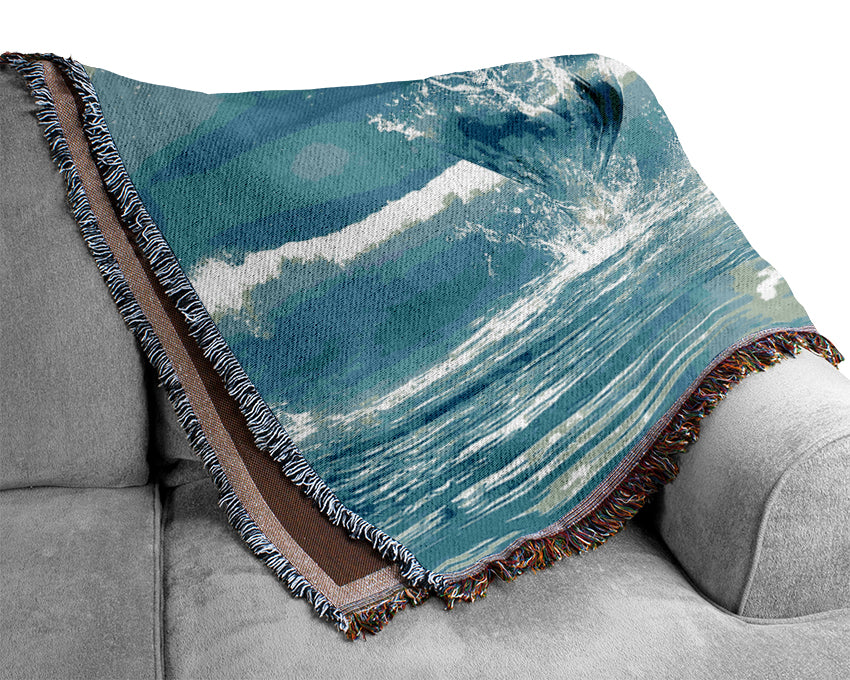 Mermaid Fantasy Girl Woven Blanket