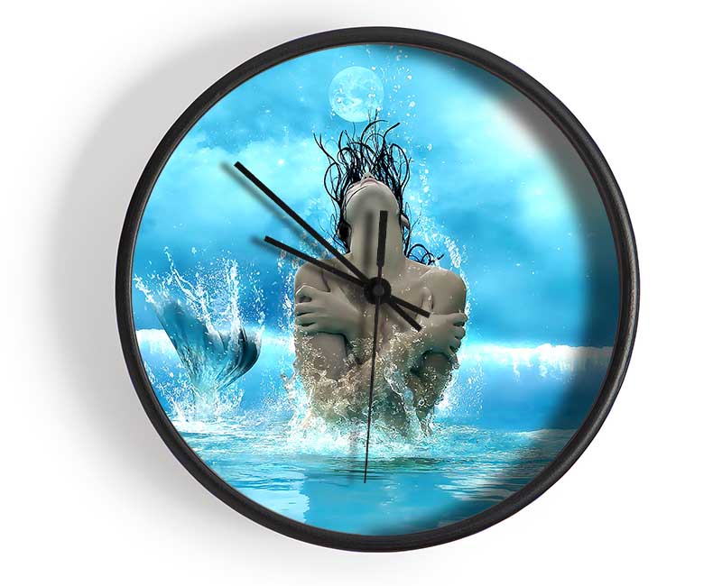 Mermaid Fantasy Girl Clock - Wallart-Direct UK