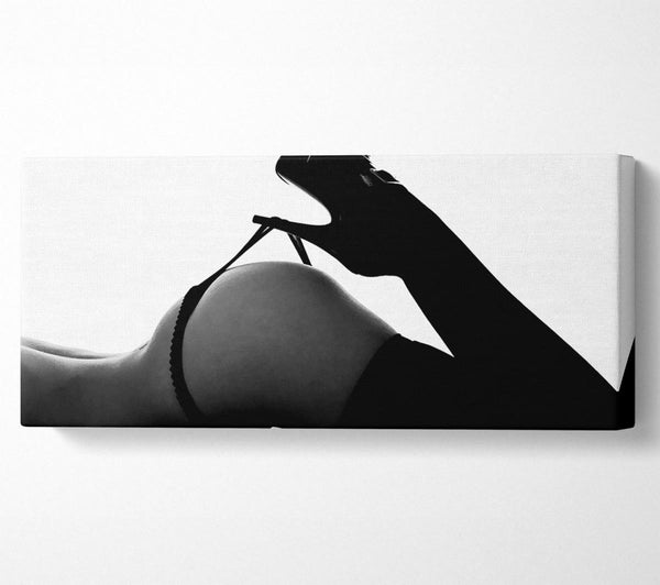 G-String Stockings B n W