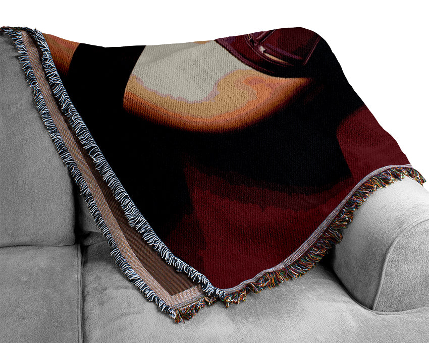 Purple Basque Woven Blanket