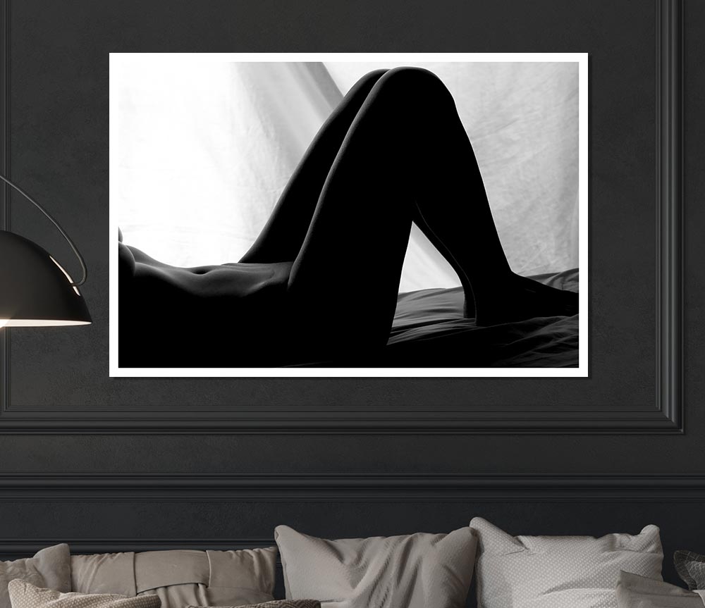 The Art Of A Womans Body Print Poster Wall Art