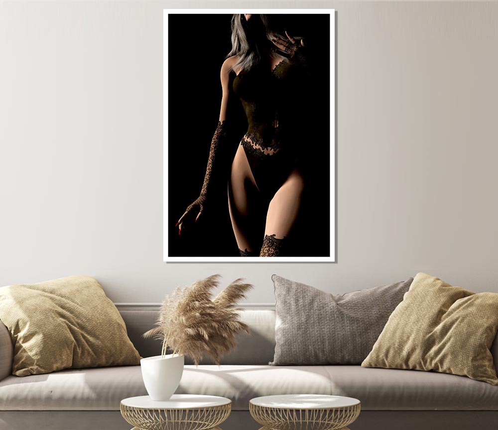 The Light Of A Woman Print Poster Wall Art