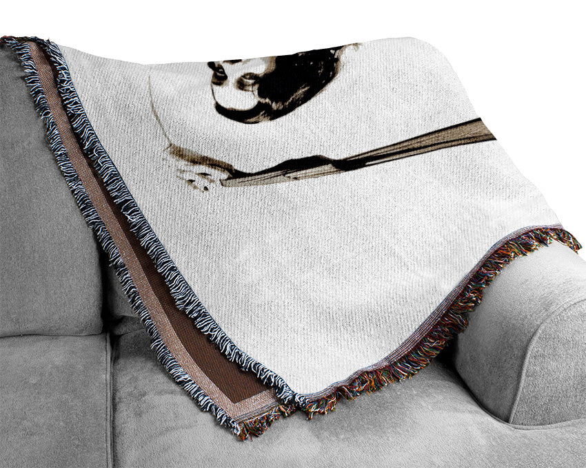 Female Art Woven Blanket
