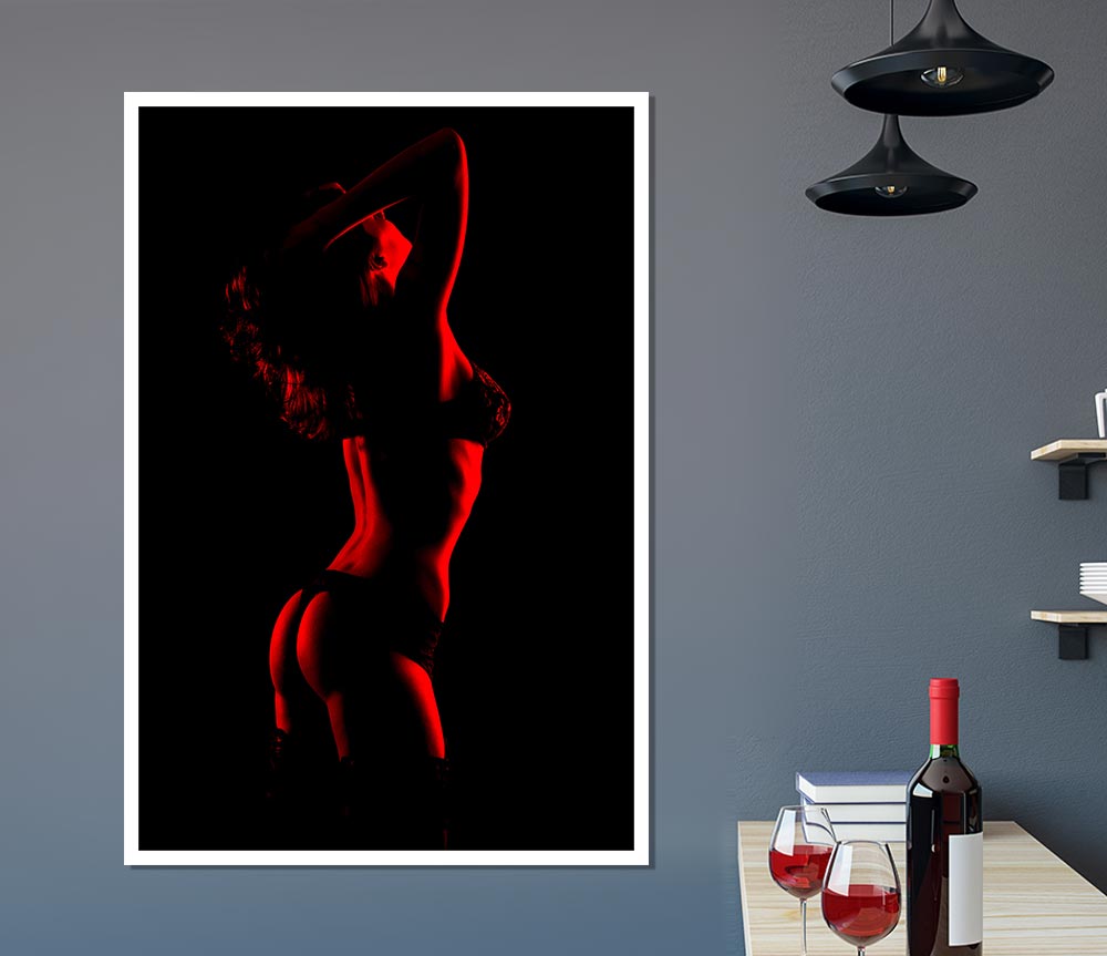 The Heat Of A Woman Print Poster Wall Art
