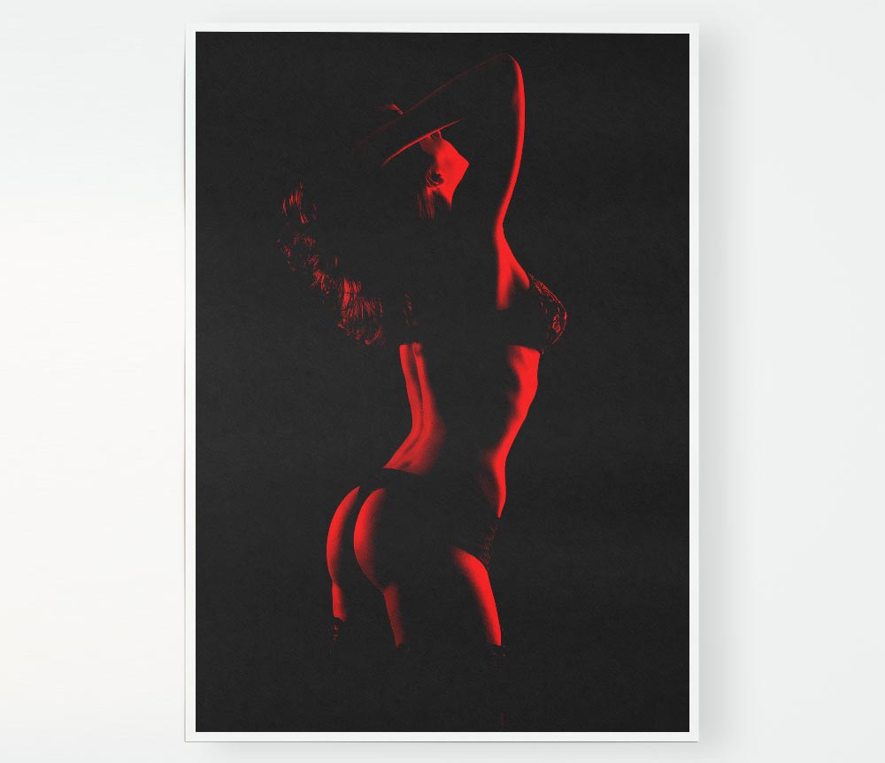 The Heat Of A Woman Print Poster Wall Art