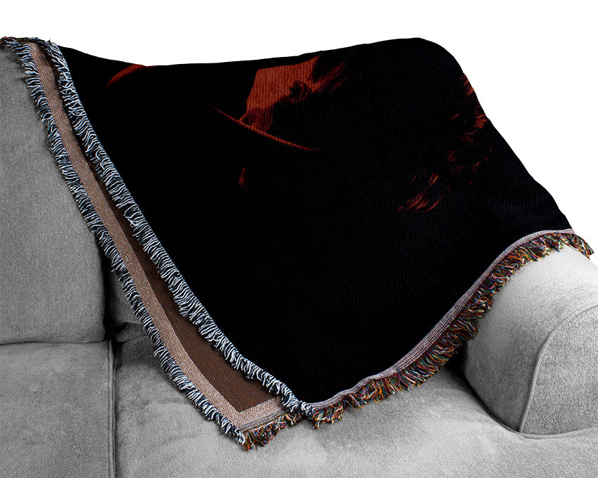 The Heat Of A Woman Woven Blanket