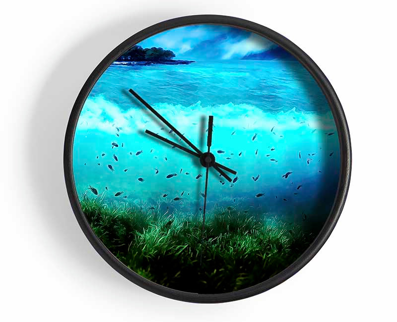 World Of Sea Clock - Wallart-Direct UK