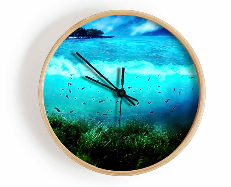 World Of Sea Clock - Wallart-Direct UK