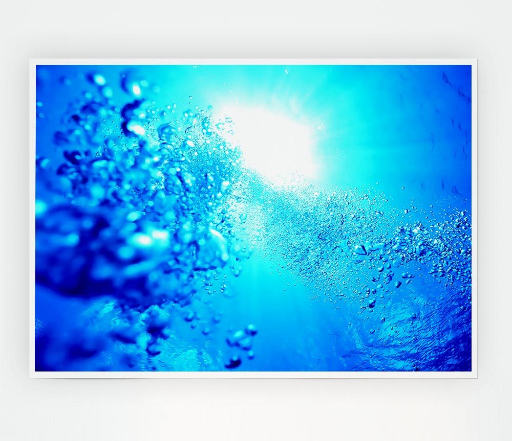 Water Elements In The Sun Print Poster Wall Art