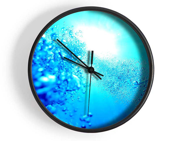 Water Elements In The Sun Clock - Wallart-Direct UK