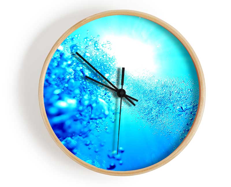 Water Elements In The Sun Clock - Wallart-Direct UK