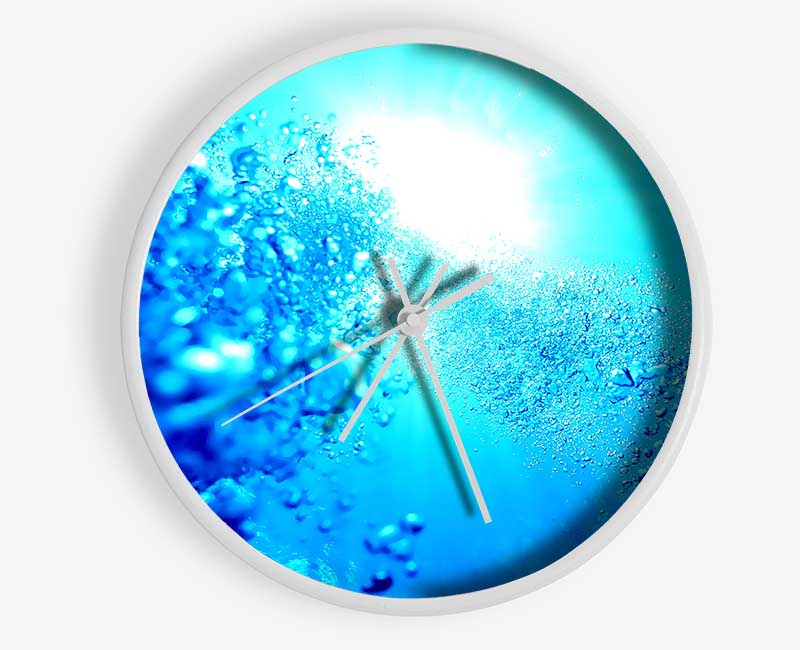 Water Elements In The Sun Clock - Wallart-Direct UK
