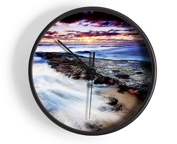 The Swell Of The Ocean Clock - Wallart-Direct UK