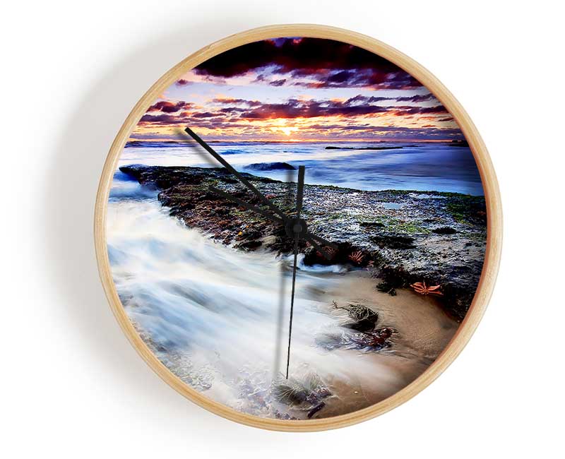 The Swell Of The Ocean Clock - Wallart-Direct UK