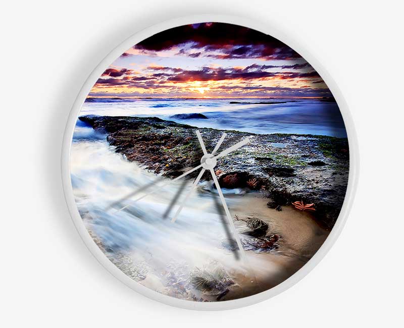 The Swell Of The Ocean Clock - Wallart-Direct UK