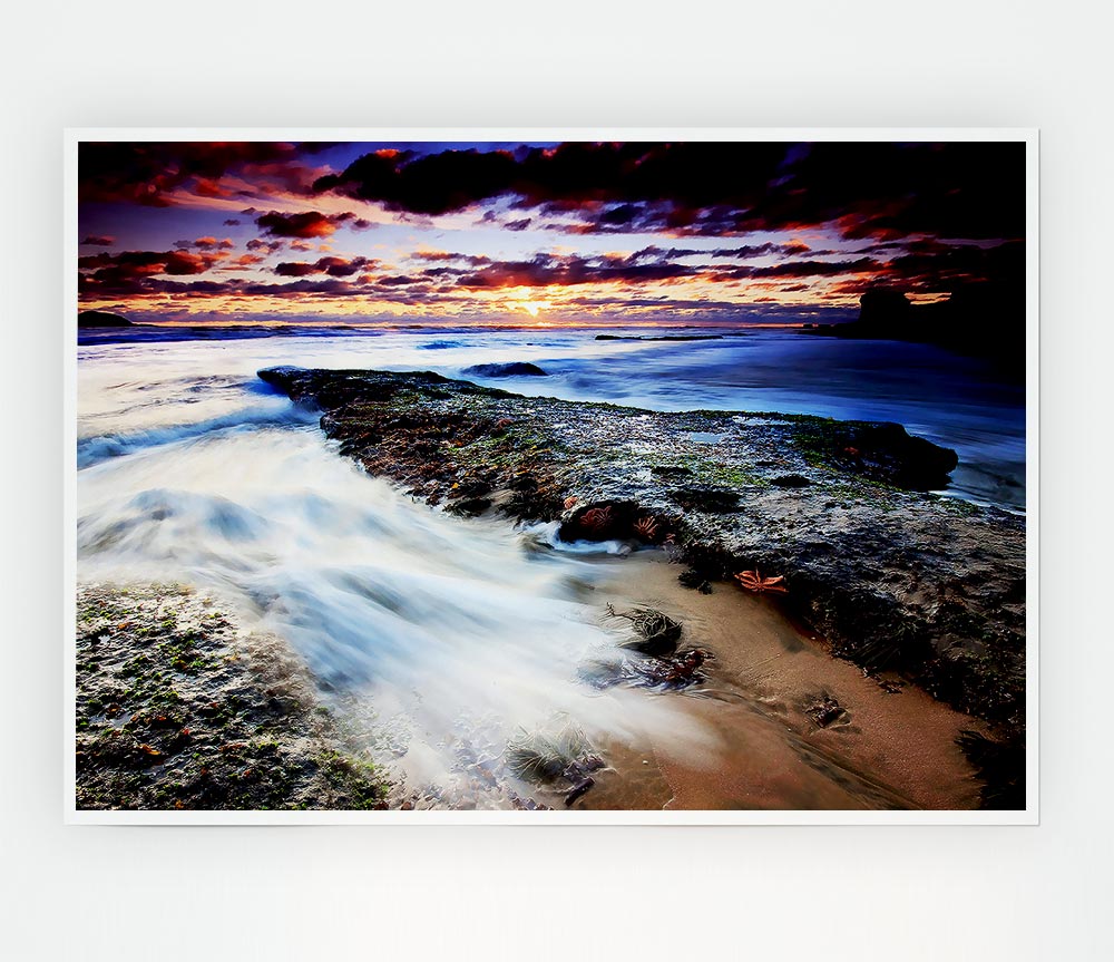 The Swell Of The Ocean Print Poster Wall Art